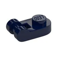 Plate Special 1 x 1 Rounded with Handle, Dark Blue
