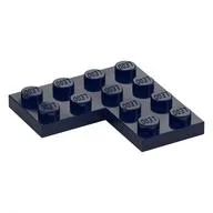 Plate 4 x 4 Corner, Dark Blue