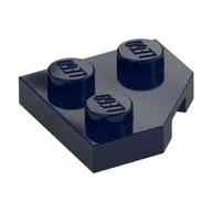 Wedge Plate 2 x 2 Cut Corner, Dark Blue