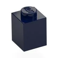 Brick 1 x 1, Dark Blue