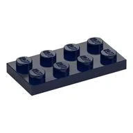 Plate 2 x 4, Dark Blue