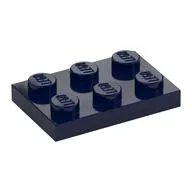 Plate 2 x 3, Dark Blue