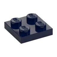 Plate 2 x 2, Dark Blue