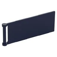 Flag 7 x 3 with Rod, Dark Blue