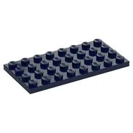 Plate 4 x 8, Dark Blue