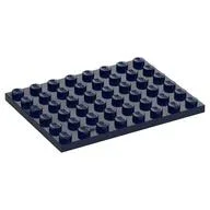 Plate 6 x 8, Dark Blue