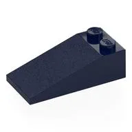Brick Sloped 18° 4 x 2, Dark Blue