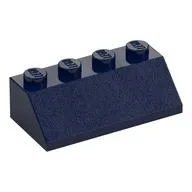 Brick Sloped 45° 2 x 4, Dark Blue