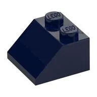 Brick Sloped 45° 2 x 2, Dark Blue