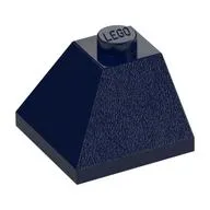 Brick Sloped 45° 2 x 2 Double Convex, Dark Blue