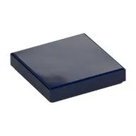 Tile 2 x 2 with Groove, Dark Blue