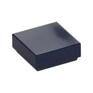 Tile 1 x 1 with Groove, Dark Blue