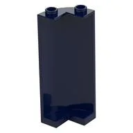 Cylinder Quarter 2 x 2 x 5 (Wall), Dark Blue