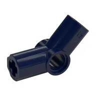 Technic Axle and Pin Connector Angled #4 - 135°, Dark Blue