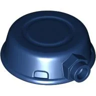 Helmet, Disk Shape with Stud on Front, Dark Blue