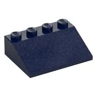 Brick Sloped 33° 3 x 4, Dark Blue