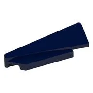 Brick Wedged, Sloped 1 x 5 x 1 1/3 Left, Dark Blue