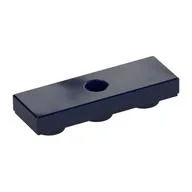 Tile Special 1 x 3 Inverted with Center Hole, Dark Blue
