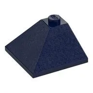 Brick Sloped 33° 3 x 3 Double Convex, Dark Blue