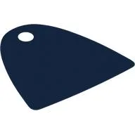 Neckwear Cape, Straight Bottom, One Top Hole [Spongy Stretchable Fabric], Dark Blue