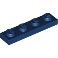 Plate 1 x 4, Dark Blue
