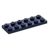Plate 2 x 6, Dark Blue