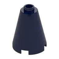 Cone 2 x 2 x 2, Open Stud, Dark Blue