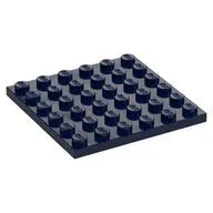Plate 6 x 6, Dark Blue