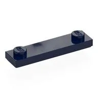 Plate Special 1 x 4 with 2 Studs with Groove [New Underside], Dark Blue