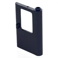 Door 1 x 4 x 5 Train Right - Thick Support Bottom, Dark Blue