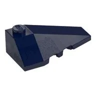 Brick Wedged, Sloped 4 x 2 Triple Right, Dark Blue
