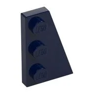 Wedge Plate 3 x 2 Right, Dark Blue