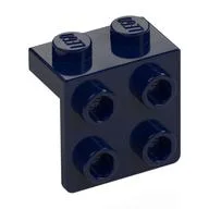 Bracket 1 x 2 - 2 x 2, Dark Blue