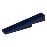 Brick Sloped 1 x 6 x 1 with 1 x 2 x 1/3 Cutout, Dark Blue