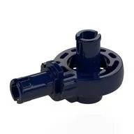 Technic Rotation Joint Ball Loop with Two Perpendicular Pins with Friction, Dark Blue