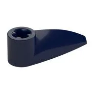 Technic Tooth 1 x 3 with Axle Hole [Hollow Underside], Dark Blue