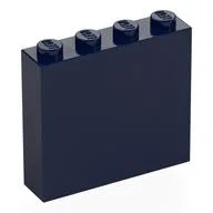 Brick 1 x 4 x 3, Dark Blue