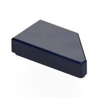 Tile 1 x 2 with Stud Notch Left, Dark Blue