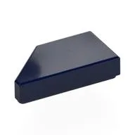 Tile 1 x 2 with Stud Notch Right, Dark Blue