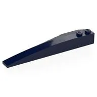 Brick Wedged, Curved 10 x 3 Right, Dark Blue