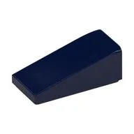 Brick Sloped 18° 2 x 1 x 2/3, Dark Blue