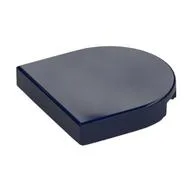 Tile Round 2 x 2 Half Circle, Dark Blue