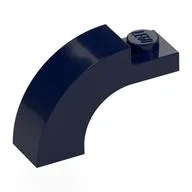 Brick Arch 1 x 3 x 1 2/3 Curved Top, Dark Blue