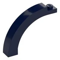 Brick Arch 1 x 5 x 3 1/3 Curved Top, Dark Blue