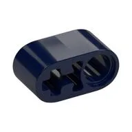 Technic Beam 1 x 2 Thick with Pin Hole and Axle Hole, Dark Blue