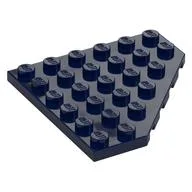 Wedge Plate 6 x 6 Cut Corner, Dark Blue