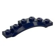 Wheel Arch, Mudguard, 1 1/2 x 6 x 1 [Arch Extended], Dark Blue