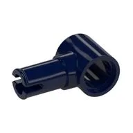 Technic Pin Connector Hub with 1 Pin with Friction Ridges Lengthwise [Centered Friction Ridge], Dark Blue