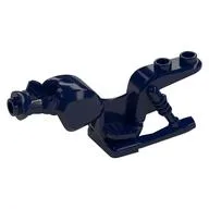 Fairing, Motorcycle Frame, Vintage no Front Mudguard, Dark Blue