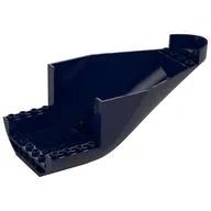 Aircraft Fuselage Curved Aft Section 8 x 16 x 6 Bottom, Dark Blue